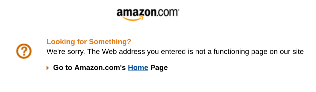 Amazon callback page